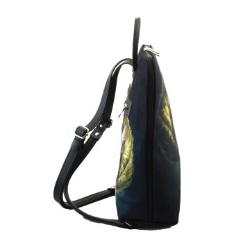 BNB PLECAK SKÓRZANY 26171-ZIELONY KOT