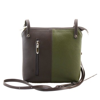 BNB TOREBKA SKÓRZANA 25145/ BRĄZ-KHAKI