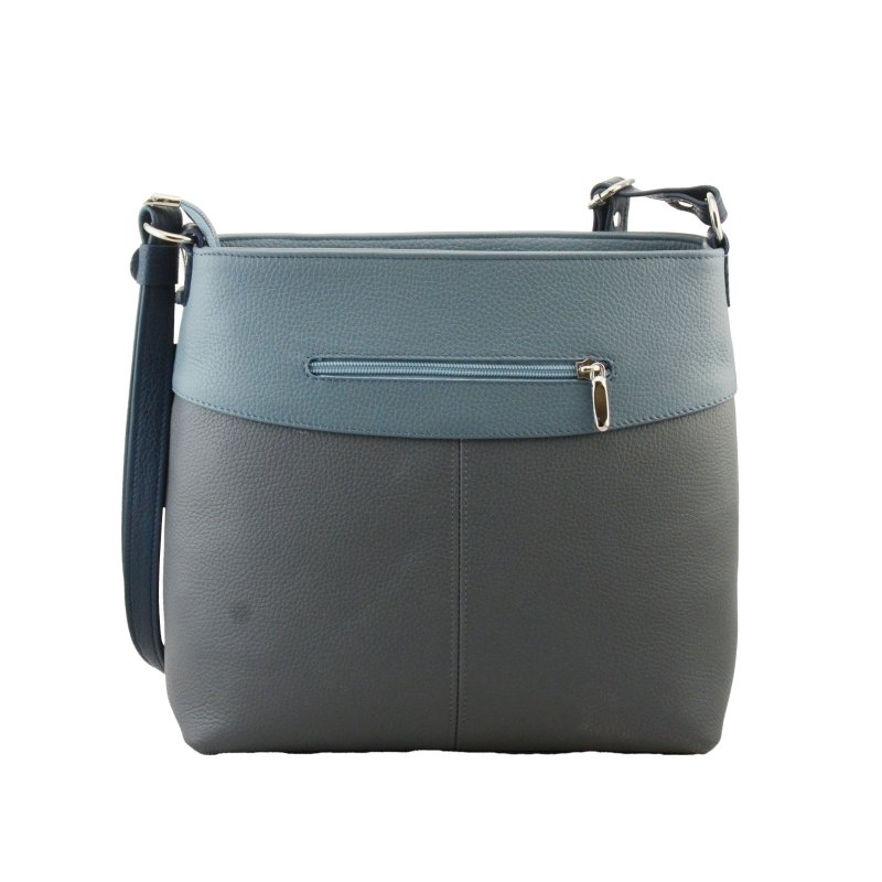 BNB TOREBKA SKÓRZANA 26149/SZARO-NIEB