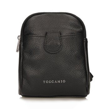 TOSCANIO TOREBKA SKÓRZANA TOS F269 CZARNY