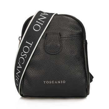 TOSCANIO TOREBKA SKÓRZANA TOS F269 CZARNY