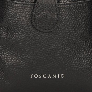 TOSCANIO TOREBKA SKÓRZANA TOS F269 CZARNY