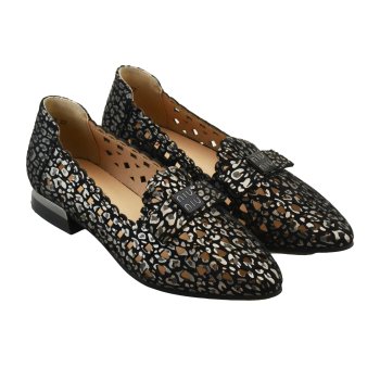 CAMBELL PÓŁBUTY DAMSKIE SKÓRZANE 26-35307BK