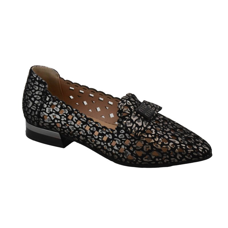 CAMBELL PÓŁBUTY DAMSKIE SKÓRZANE 26-35307BK