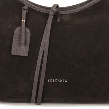 TOSCANIO TOREBKA SKÓRZANA TOS H09 C.BRĄZ D23