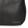 TOSCANIO TOREBKA SKÓRZANA TOS F204 CZARNY