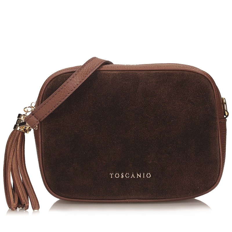 TOSCANIO TOREBKA SKÓRZANA TOS G88 BRĄZ D21